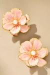 The Pink Reef Handpainted Earrings