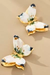 The Pink Reef Handpainted Papillion Earrings
