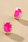 The Pink Reef Neon Gem Stud Earrings