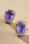 The Pink Reef Neon Gem Stud Earrings