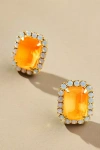 The Pink Reef Neon Gem Stud Earrings