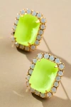The Pink Reef Neon Gem Stud Earrings