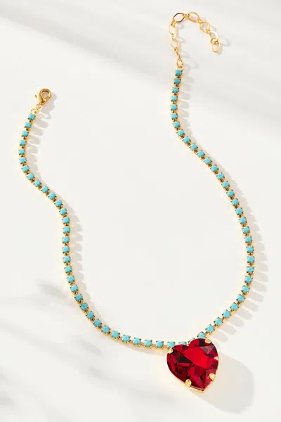 The Pink Reef Ocean Necklace In Transparent