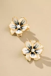 The Pink Reef Small Handpainted Jewel Box Flower Earrings
