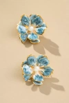 The Pink Reef Small Handpainted Jewel Box Flower Earrings