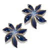 The Pink Reef Women's Blue  Tropic Earring In Sapphire