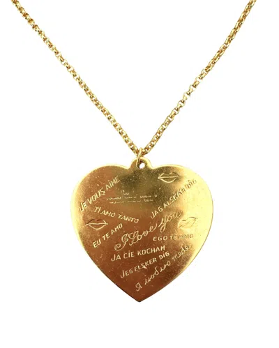 The Pink Reef Women's Gold  Lover Necklace