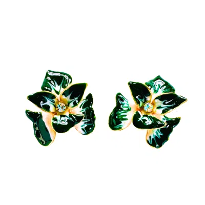 The Pink Reef Women's Green Emerald Orchid