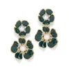 The Pink Reef Women's Green  Color Drop In Emerald