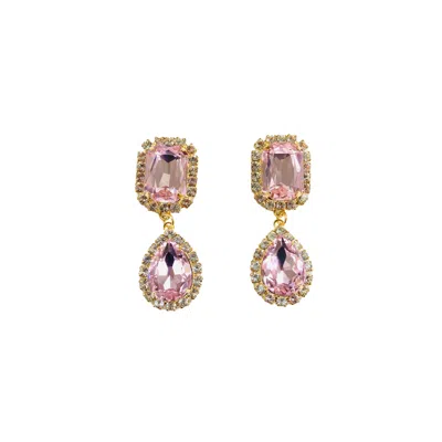 The Pink Reef Women's Jewel Drop In Light Pink