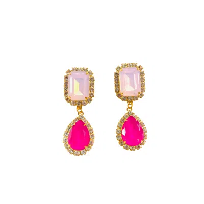 The Pink Reef Women's Jewel Drop Neons In Pink Opal And Fuchsia