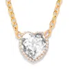 The Pink Reef Women's Neutrals  G Ocean Necklace In Crystal