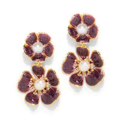 The Pink Reef Women's Pink / Purple  Color Drop In Plum