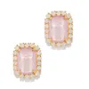The Pink Reef Women's Pink / Purple  Gem Stud In Ballet Pink