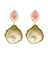 The Pink Reef Women's Pink / Purple  Jewel Oyster In Pink Ruby