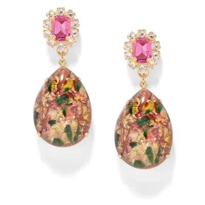 The Pink Reef Women's  Austria Earring In Pink Fire Opal