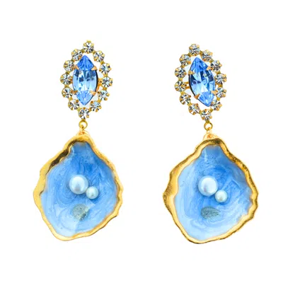 The Pink Reef Women's  Blue Pearl Oyster