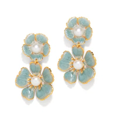 The Pink Reef Women's  Color Drop In Dusty Blue