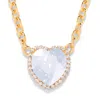 The Pink Reef Women's  G Ocean Necklace In White Opal
