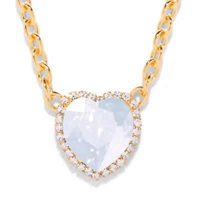 The Pink Reef Women's  G Ocean Necklace In White Opal