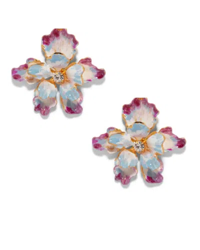 The Pink Reef Women's  Paris Stud In Blue