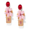 The Pink Reef Women's  Ruby Earring In Gold