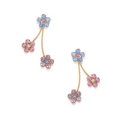 The Pink Reef Women's  Spring Earring In Rainbow