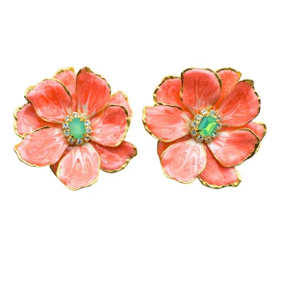 The Pink Reef Women's Yellow / Orange  Coral Jewel Box