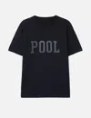 The Pool Aoyama Logo T-shirt In Black