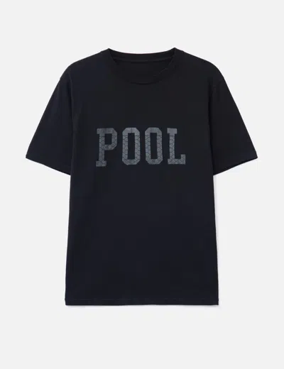 The Pool Aoyama Logo T-shirt In Black