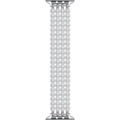 The Posh Tech Ariel Imitation Pearl Apple Watch® Bracelet Watchband In White