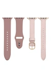 The Posh Tech Assorted 2-pack Apple Watch® Watchbands In Pink