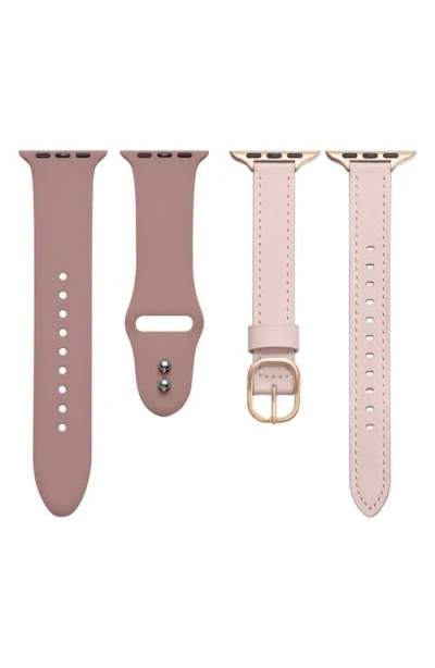 The Posh Tech Assorted 2-pack Apple Watch® Watchbands In Pink