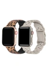 The Posh Tech Assorted 2-pack Silicone Apple Watch® Watchbands In Assorted