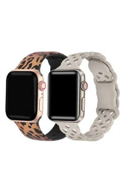 The Posh Tech Assorted 2-pack Silicone Apple Watch® Watchbands