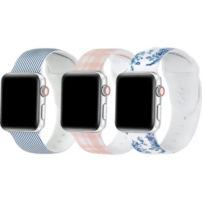 The Posh Tech Assorted 3-pack Printed Silicone Apple Watch® Watchbands