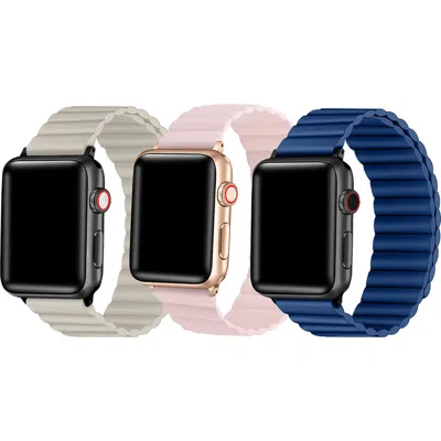 The Posh Tech Assorted 3-pack Silicone Apple Watch® Watchbands