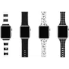 The Posh Tech Assorted 4-pack Silicone Apple Watch® Watchbands In Black Multi
