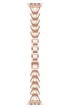 The Posh Tech Caroline Apple Watch® Watchband In Rose Gold