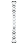 The Posh Tech Caroline Bracelet Apple Watch® Watchband In Silver