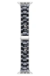 The Posh Tech Claire Resin 20mm Apple Watch® Bracelet Watchband In Black Multicolor
