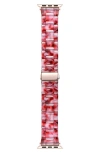 THE POSH TECH THE POSH TECH CLAIRE RESIN 20MM APPLE WATCH® BRACELET WATCHBAND