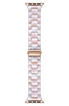 The Posh Tech Claire Tortoiseshell Print Apple Watch® Watchband In Neutral