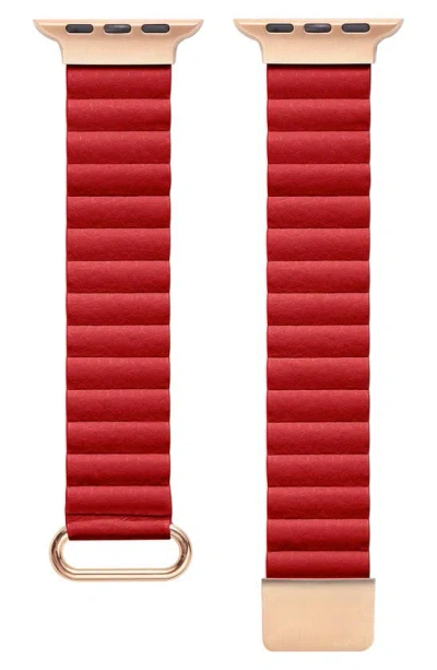 The Posh Tech Dakota 38–41mm Apple Watch® Watchband In Red