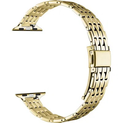 The Posh Tech Eleanor Stainless Steel Apple Watch® Watchband In Gold