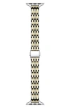The Posh Tech Eleanor Stainless Steel Apple Watch® Watchband In Gold/silver
