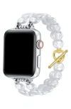The Posh Tech Eloise Faux Pearl Apple Watch® Watchband