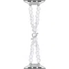The Posh Tech Eloise Imitation Pearl Apple Watch® Bracelet Watchband In White
