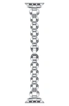 The Posh Tech Joy Stainless Steel Apple Watch® Watchband In Silver