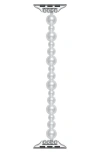 The Posh Tech Maeve 42mm Imitation Pearl Apple Watch® Bracelet Watchband In White